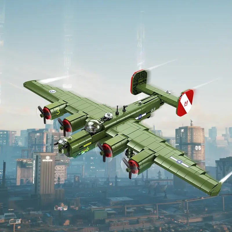 US B24 Long - range Strategic Bomber | 788pcs - Power Brickz