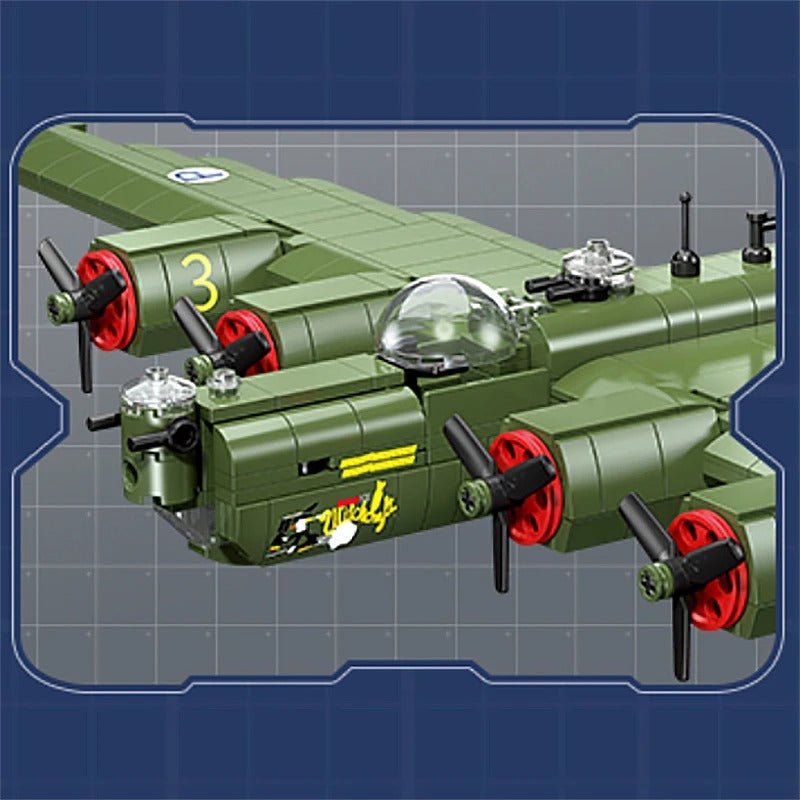 US B24 Long - range Strategic Bomber | 788pcs - Power Brickz