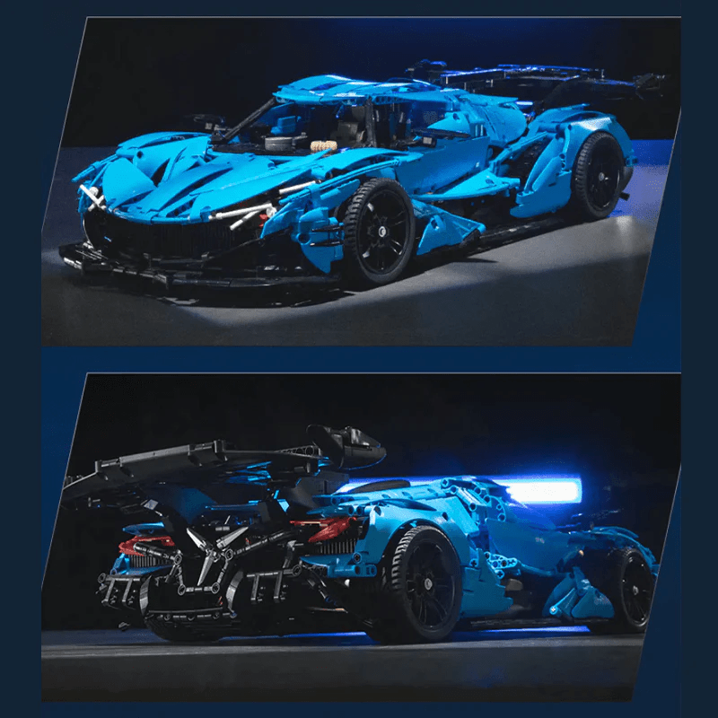 VIntensa Track-Only Hypercar - Building Blocks Set | Power Brickz