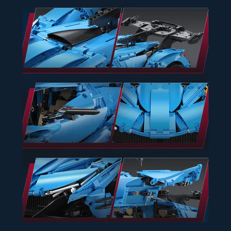 VIntensa Track-Only Hypercar - Building Blocks Set | Power Brickz