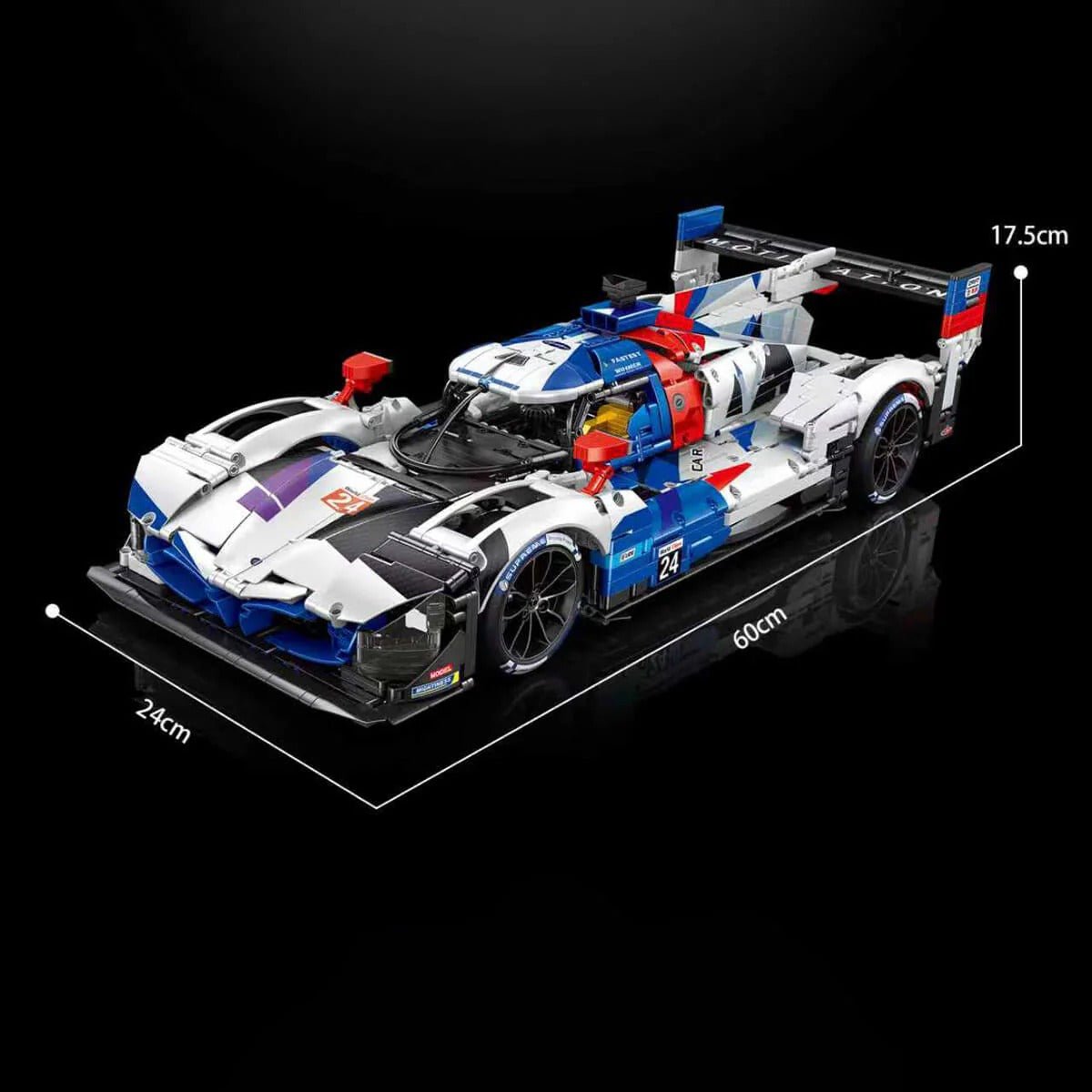 M Hybrid V8 Endurance - Building Blocks Set | Power Brickz