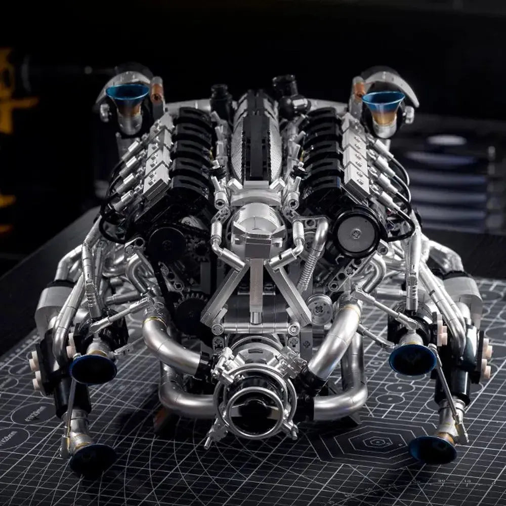 V8 Turbocharged Engine | 2773pcs - Power Brickz