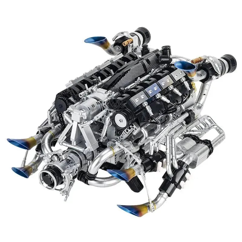 V8 Turbocharged Engine | 2773pcs - Power Brickz