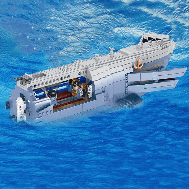 VIIC U-552 Submarine - Building Set | Power Brickz