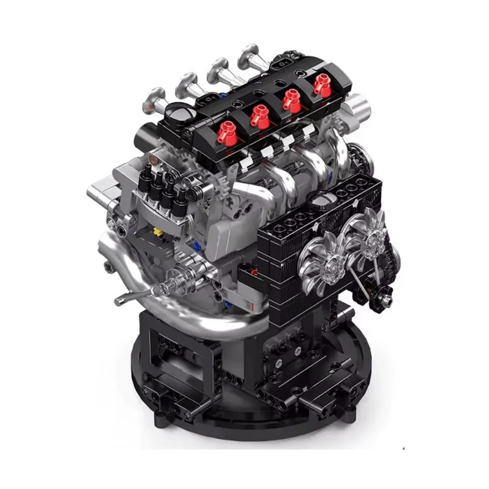 VTEC DOHC Motorized Engine | 772pcs - Power Brickz