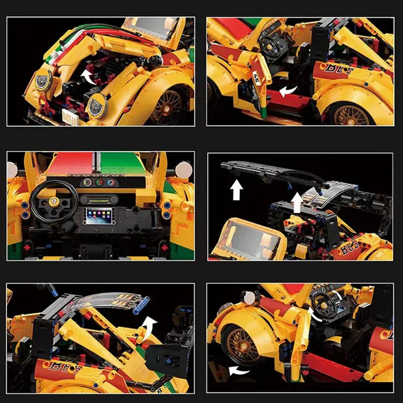 Slammed Beetle Beach Cruiser - Building Blocks Set | Power Brickz