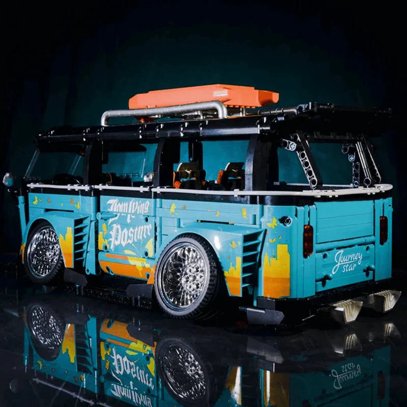 Retro VW Camper Van - Building Blocks Set | Power Brickz