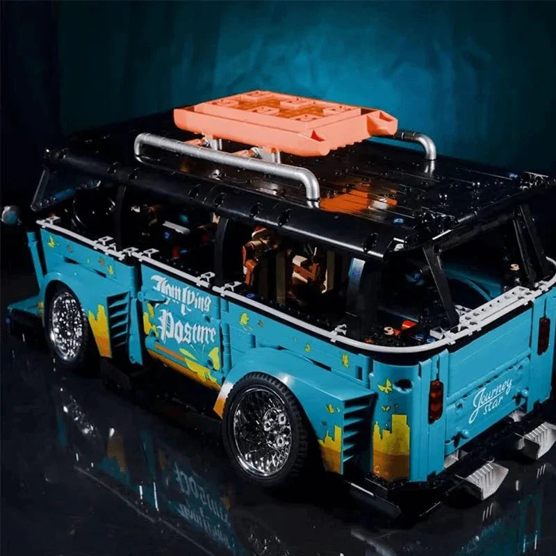 Retro VW Camper Van - Building Blocks Set | Power Brickz