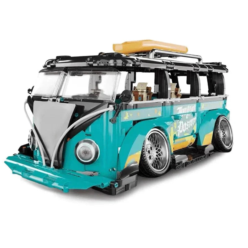 Retro VW Camper Van - Building Blocks Set | Power Brickz