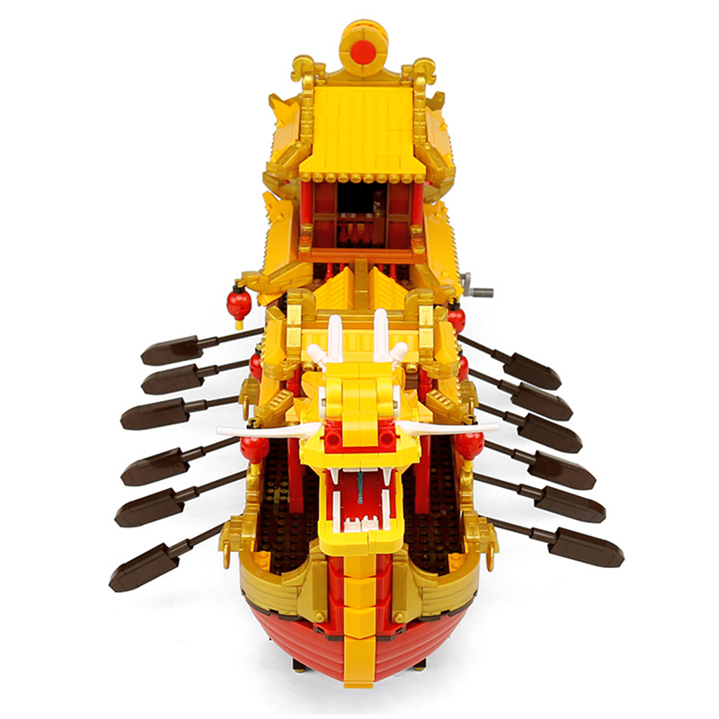 Cantonese Dragon Boat - Building Blocks Set | Power Brickz