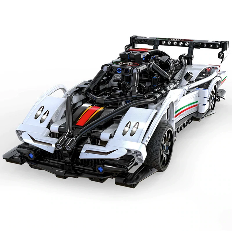 Zonda Cinque Hypercar Remote Control - Building Blocks Set | Power Brickz