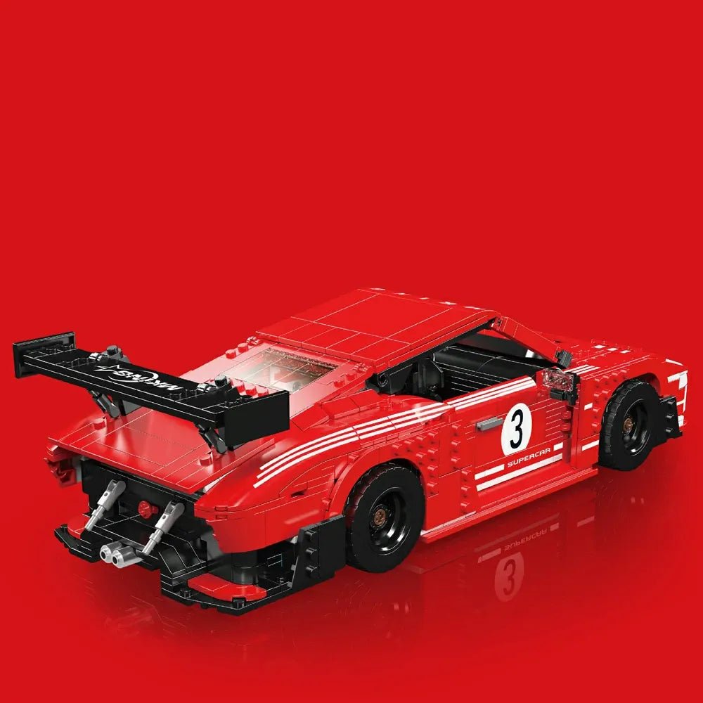 WidebodyGT2 Rs Track Racer - Building Blocks Set | Power Brickz