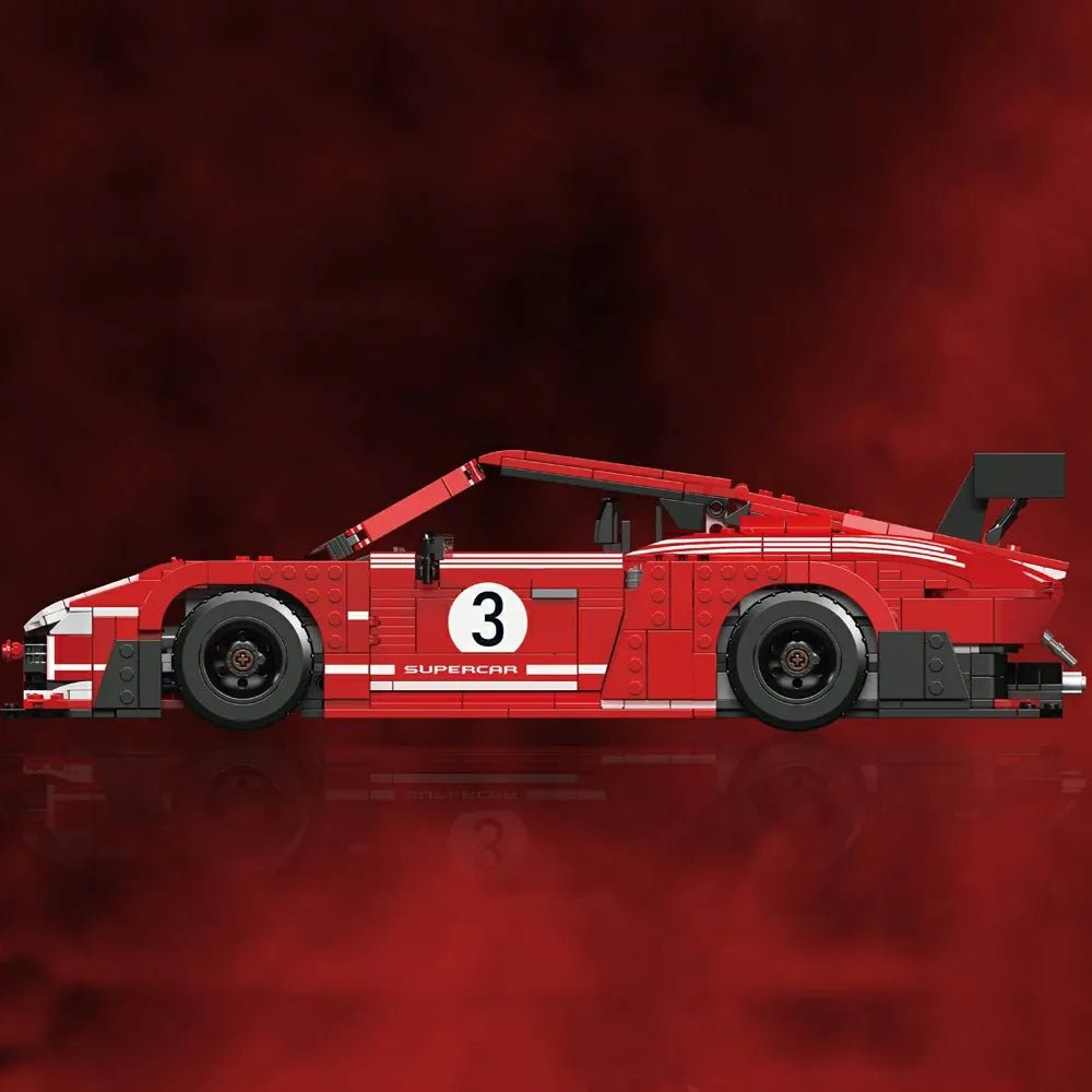 WidebodyGT2 Rs Track Racer - Building Blocks Set | Power Brickz
