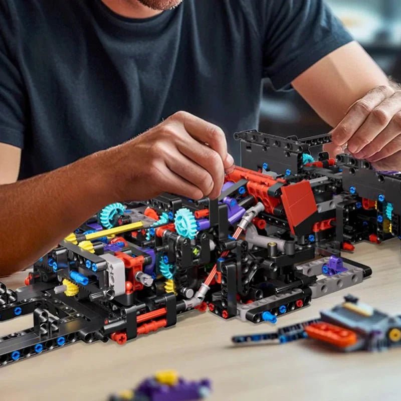 WidebodyRetro Street Coupe - Building Blocks Set | Power Brickz