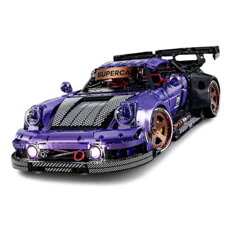 WidebodyRetro Street Coupe - Building Blocks Set | Power Brickz