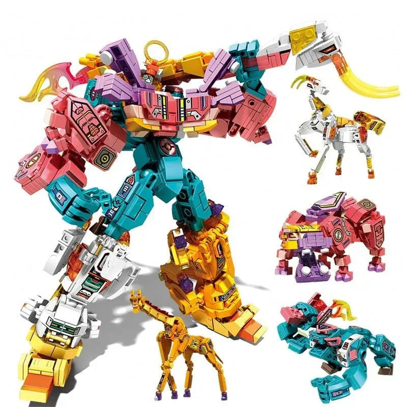 Wilderness Guardian Transforming Mecha Bricks Kids Toy - Building Set | Power Brickz