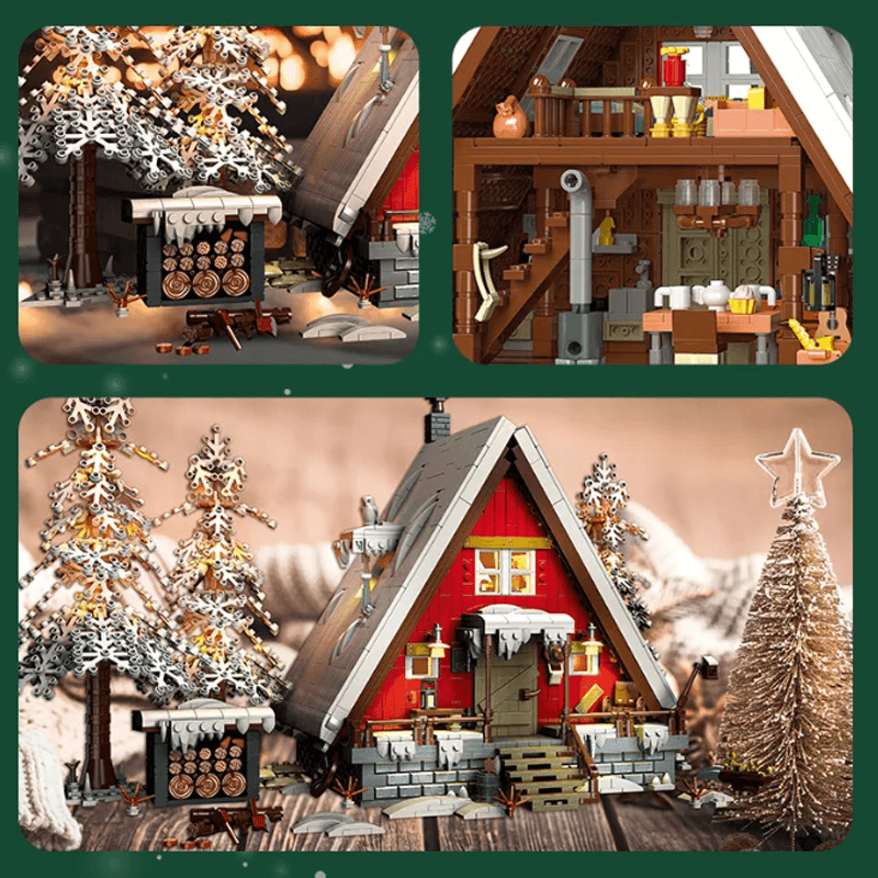 Winter Cabin - Building Set | Power Brickz