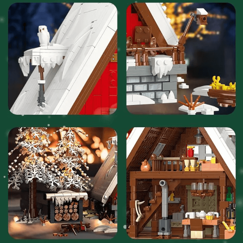 Winter Cabin - Building Set | Power Brickz