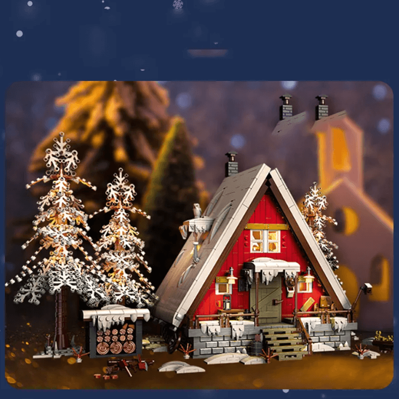Winter Cabin - Building Set | Power Brickz