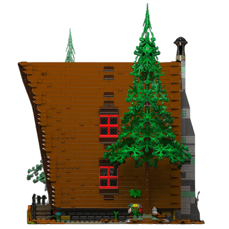 Wooden Cabin In The Woods - Building Set | Power Brickz