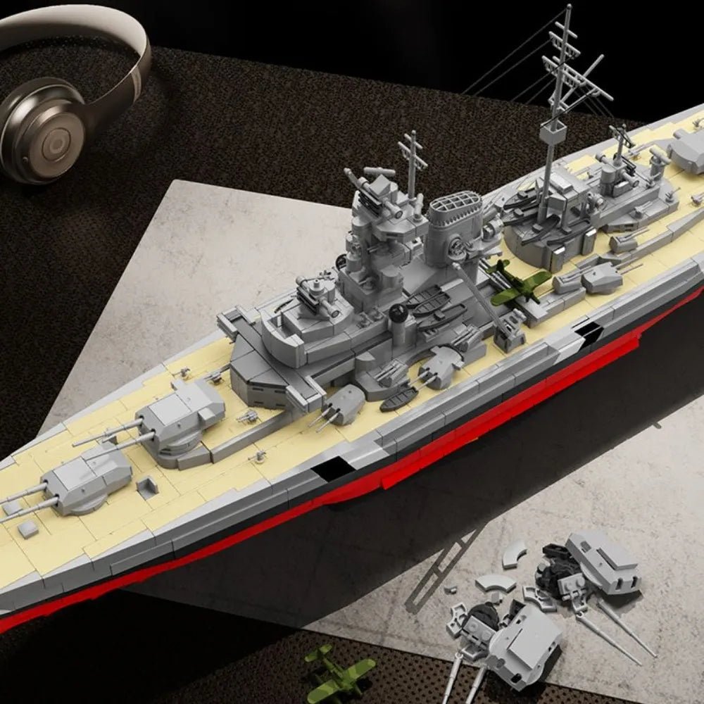 WWII Battleship 1940 | 2686pcs - Power Brickz
