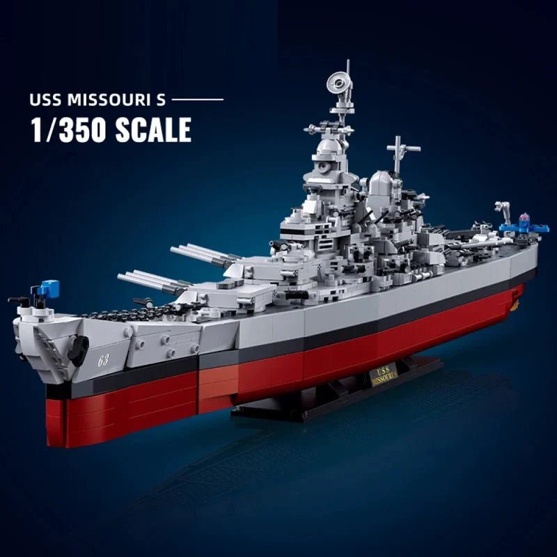 WWII Battleship 1945 | 1739pcs - Power Brickz