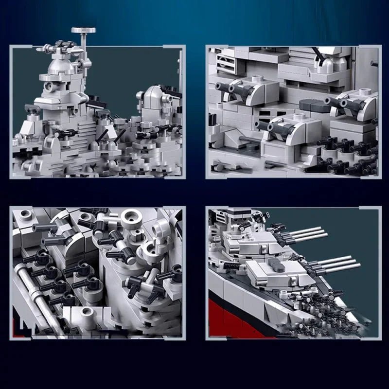 WWII Battleship 1945 | 1739pcs - Power Brickz
