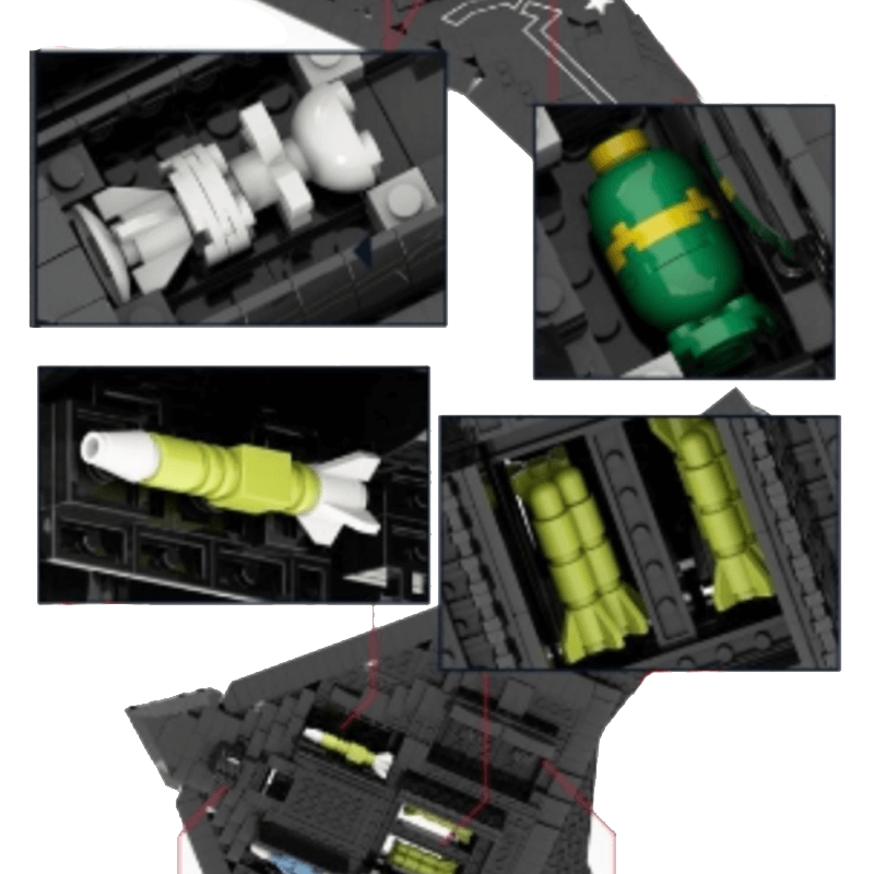 Xian H-20 - Building Set | Power Brickz