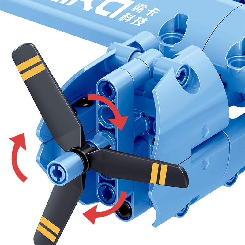 Y9 Transport Aircraft - Building Set | Power Brickz