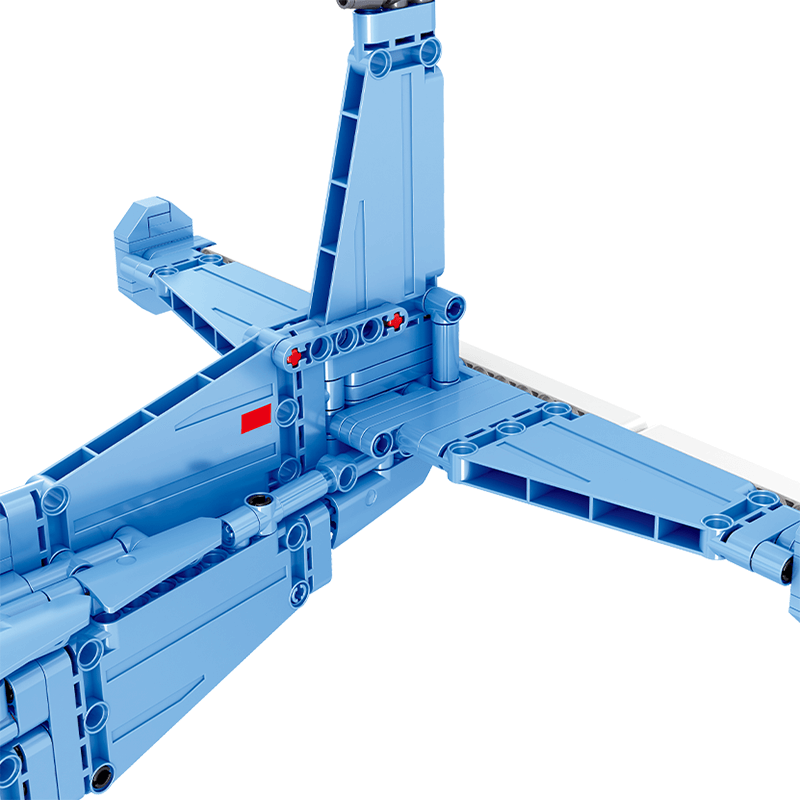 Y9 Transport Aircraft - Building Set | Power Brickz