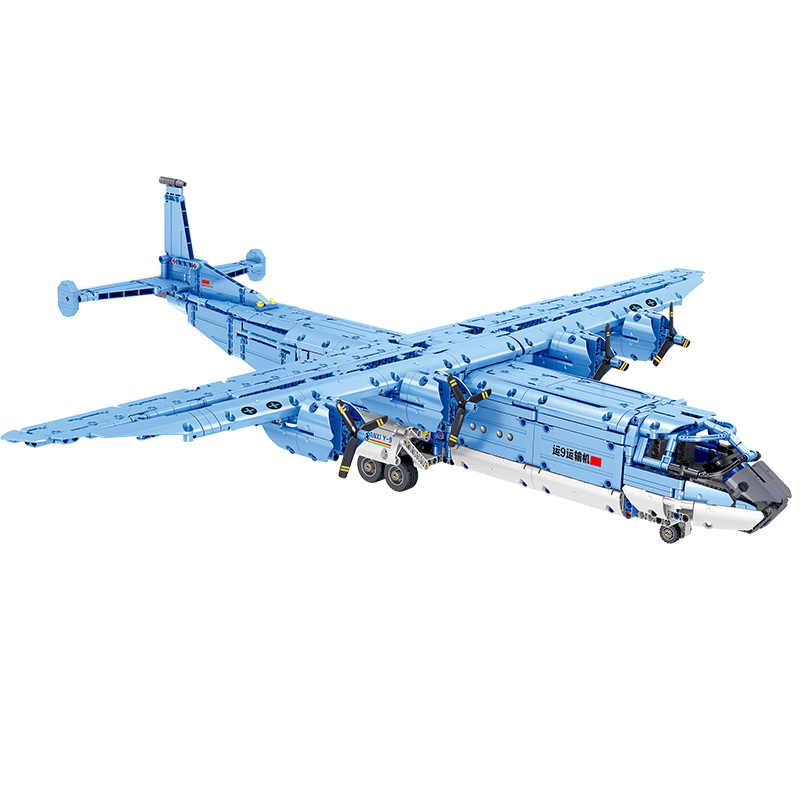 Y9 Transport Aircraft - Building Set | Power Brickz
